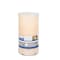 Everlasting Glow Everlasting Glow Bisque Vanilla Scent Wavy Edge Pillar Flameless Flickering Candle 33076 - alternate 2